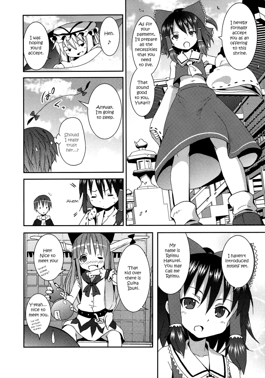 [Kishiri Toworu] Hakurei Jinja no Reimu-san | Reimu of the Hakurei Shrine Fhentai - Page 10