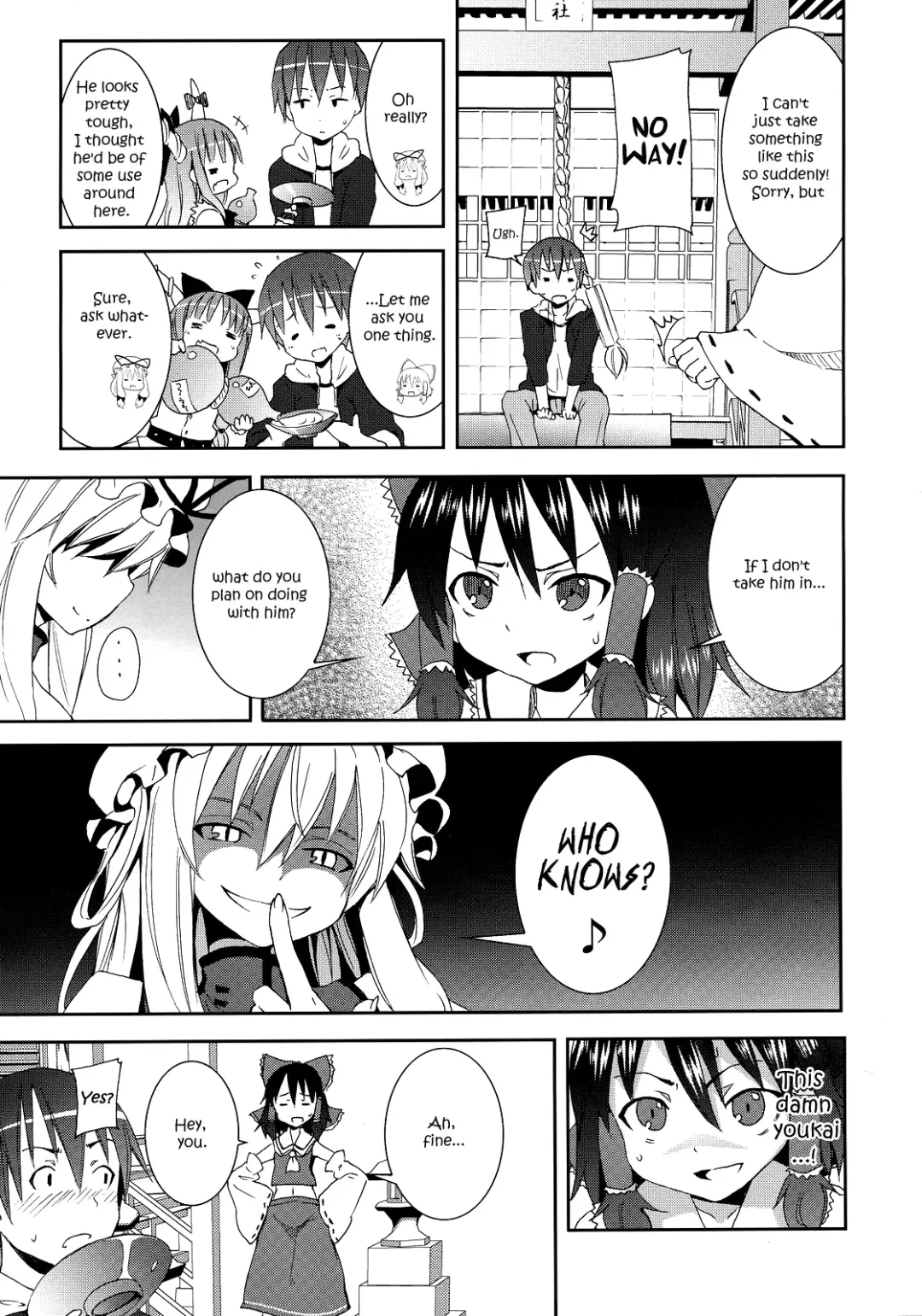 [Kishiri Toworu] Hakurei Jinja no Reimu-san | Reimu of the Hakurei Shrine Fhentai - Page 9