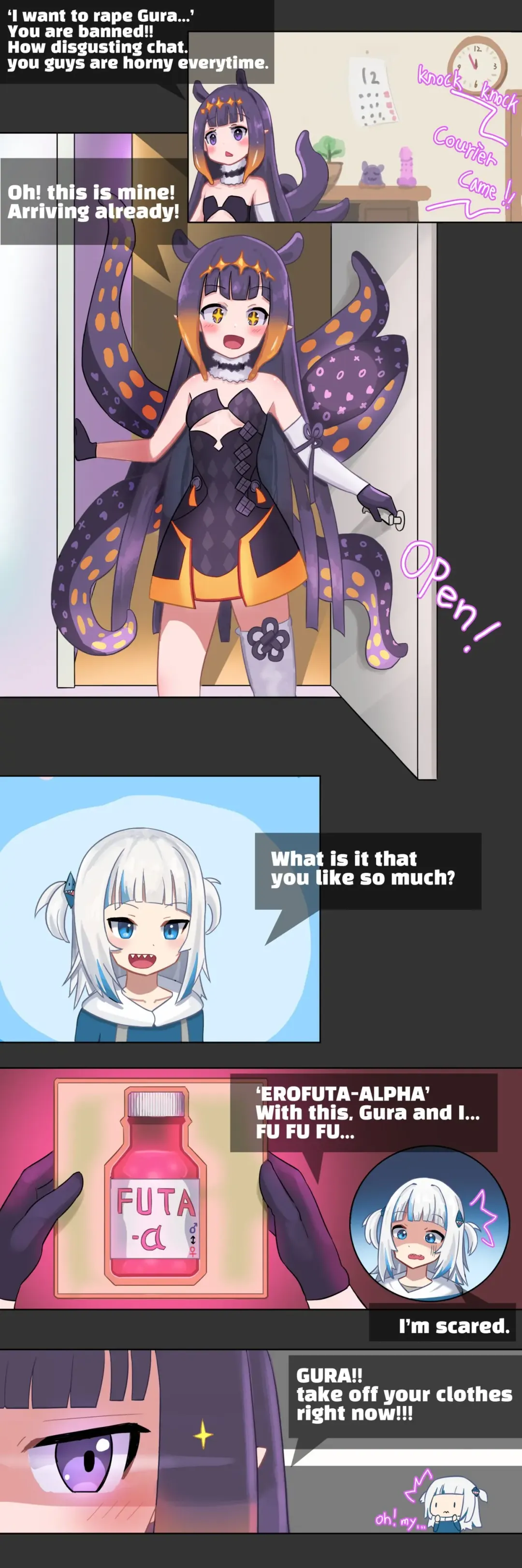 [Ddingsicat] HOLO X FUTA Fhentai - Page 1