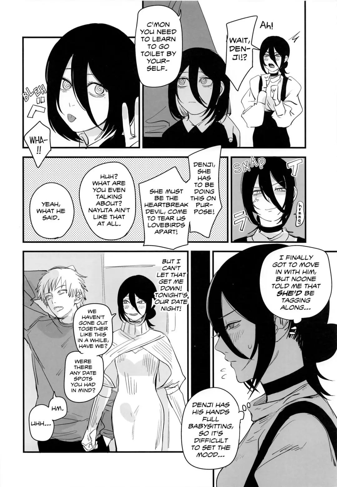 [Onikuya] Denji-kun, Chotto Kyuukei Shimasen ka? | Why Don't We Take a Break, Denji? Fhentai - Page 3