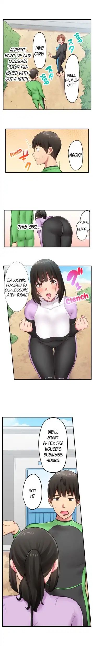 [Demio] Blooming Summer Making Her Cum in Her Tight Wetsuit Fhentai - Page 4