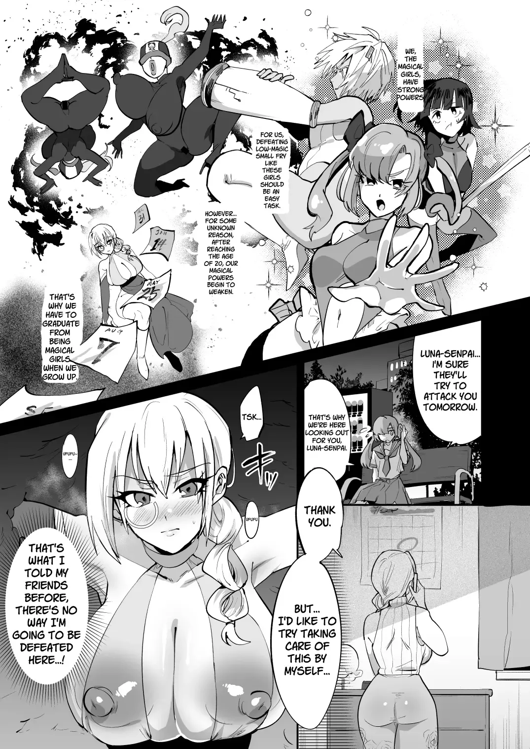 [Fujun Nyuushi] Mahou Shoujo vs Futanari Sentouin Shimai  | Magic Girl vs. Futanari Combatant Sisters Fhentai - Page 5