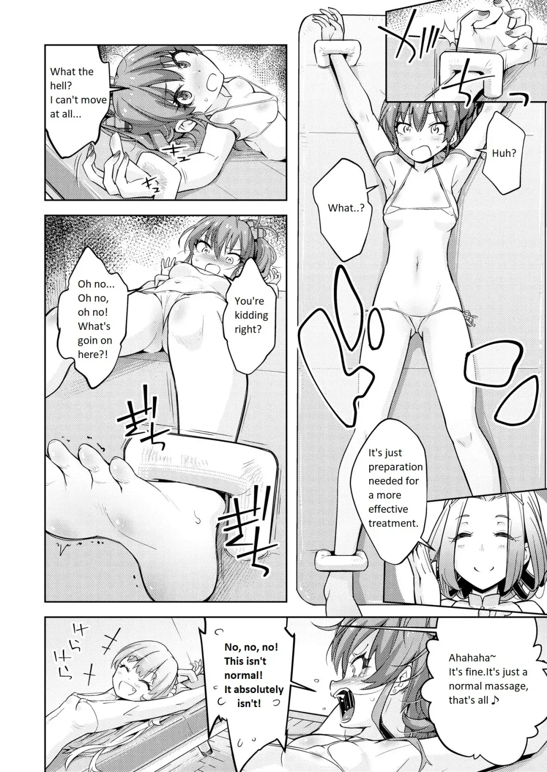[Yakuta Tetsuya] Gal Shimai Monzetsu Kusuguri Massage! Fhentai - Page 7