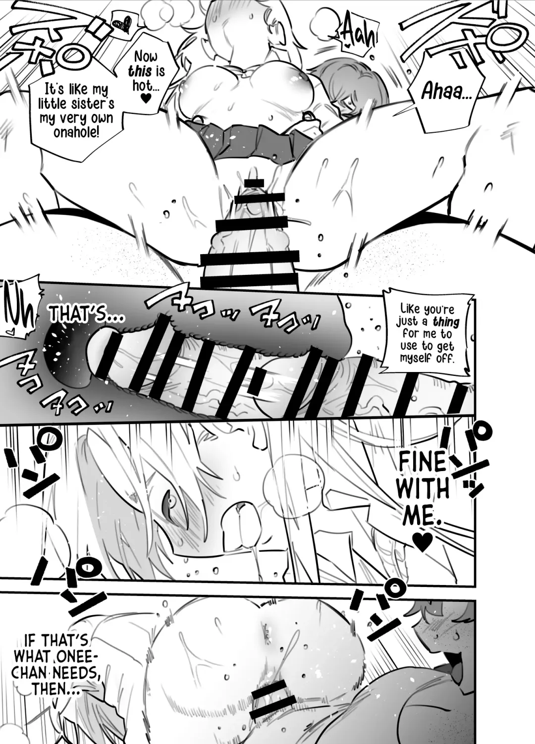 [Chimeda] Hitorijime - Futanari Ane x Imouto | All Mine - Futa Older Sister x Little Sister Fhentai - Page 12