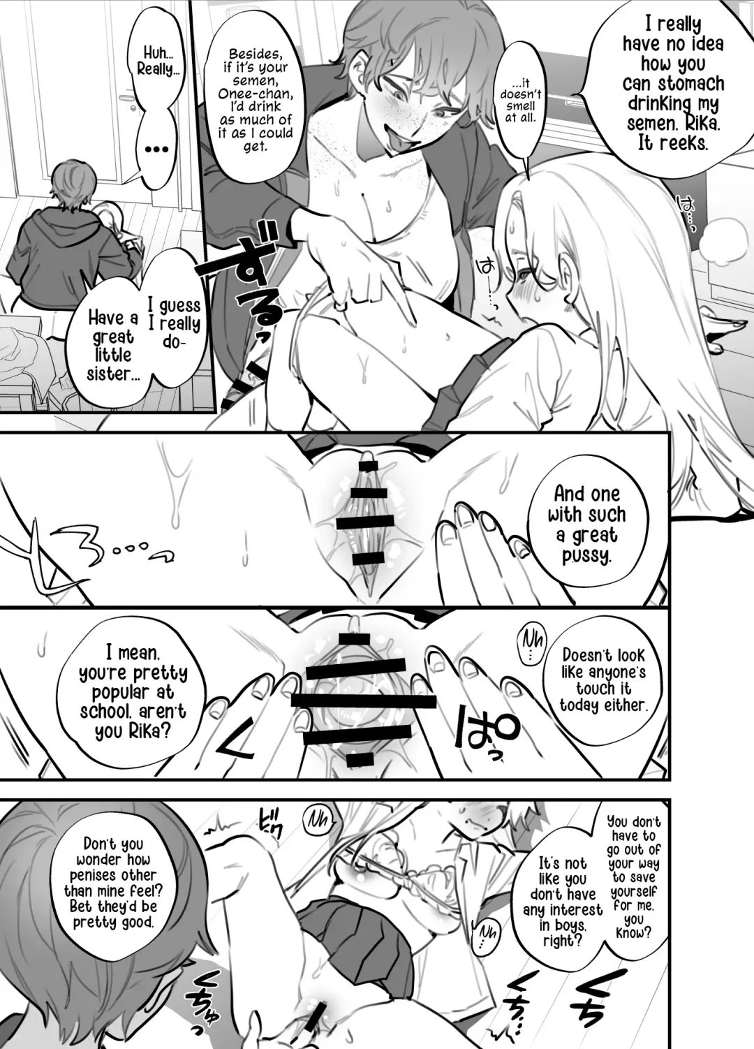 [Chimeda] Hitorijime - Futanari Ane x Imouto | All Mine - Futa Older Sister x Little Sister Fhentai - Page 8