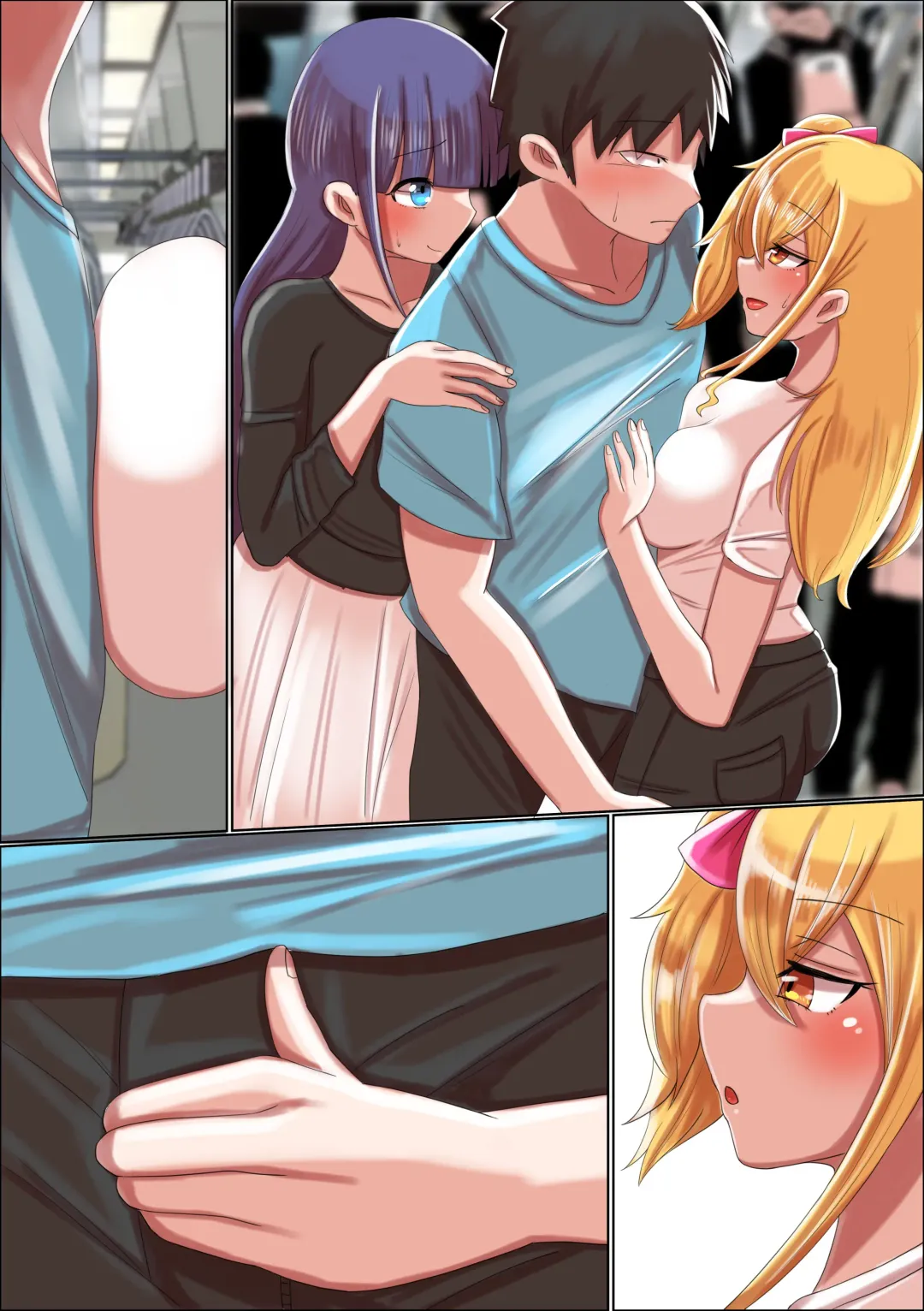 Atarashiku de kita Gishi Futari ga Asa kara Ero sugiru! Gishi-tachi wa Ore no Chinpo ga Okiniiri Fhentai - Page 39