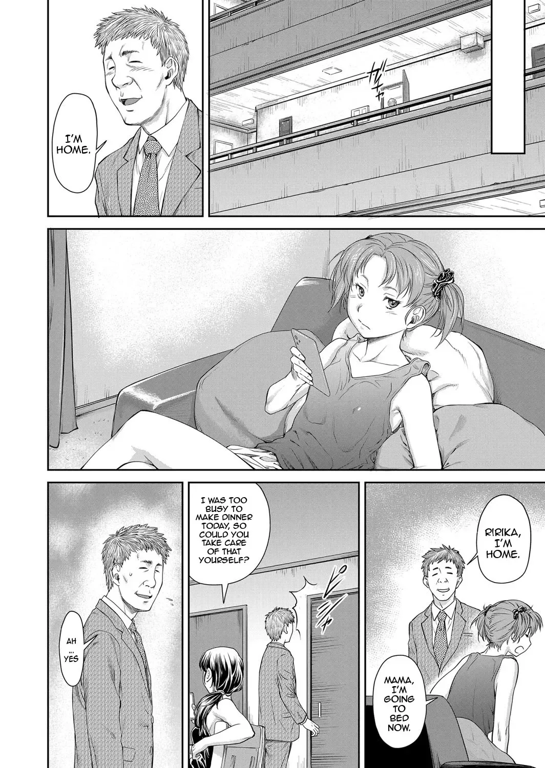 [Nagare Ippon] Oyako no Jijo | A Father-Daughter Situation Fhentai - Page 4
