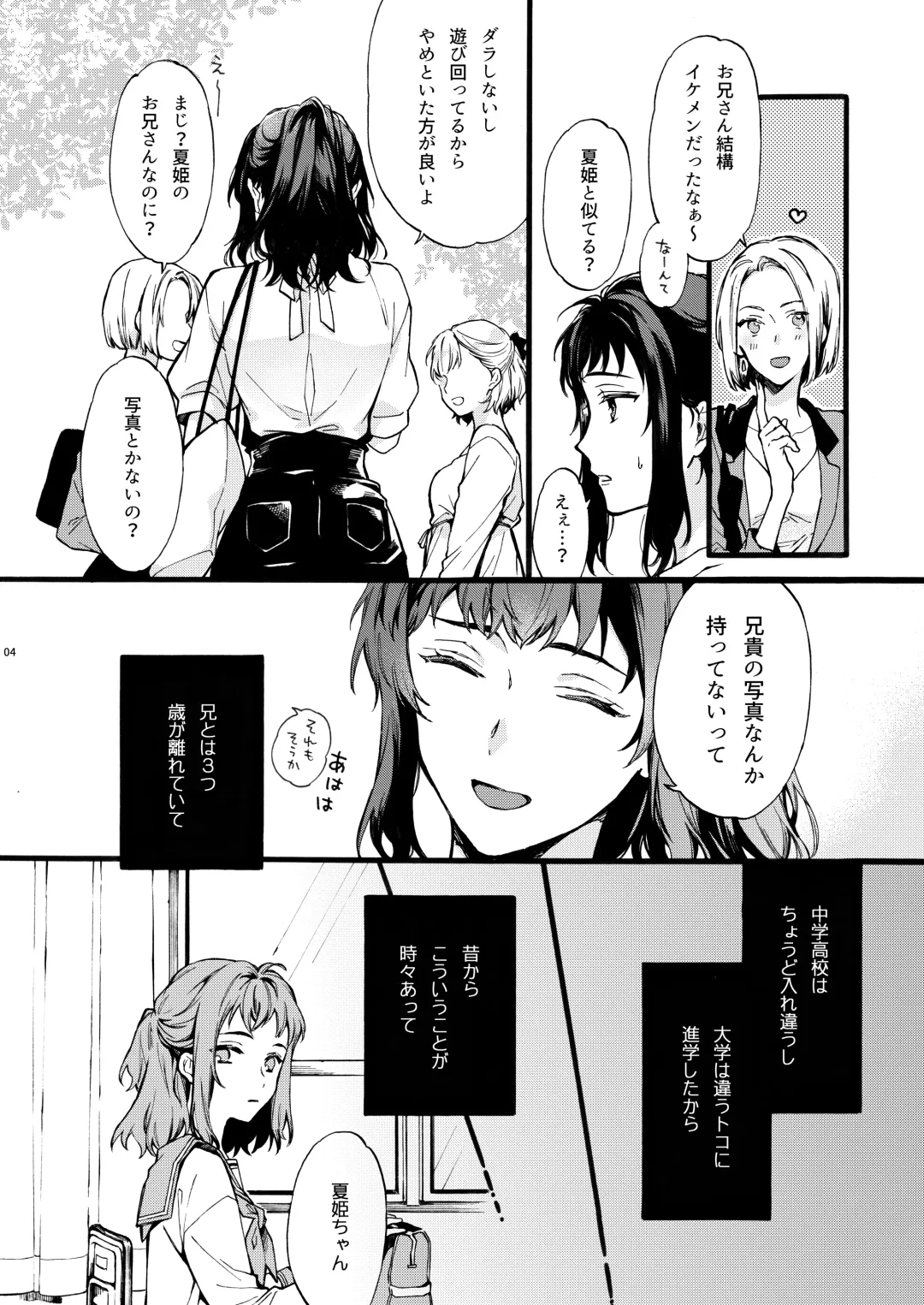 [Suzushiro Nerita] Kono Hito Kareshi ja Arimasen!! ~Shinomura Keimai no Jijou~ Fhentai - Page 4