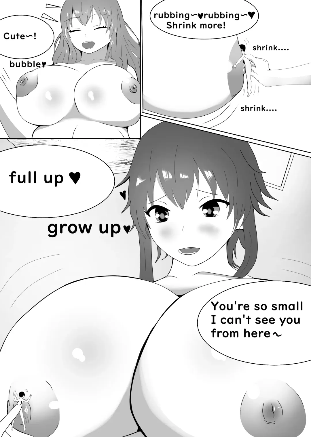 A woman Who Gets Bigger And A Man Who Gets Smaller Fhentai - Page 8