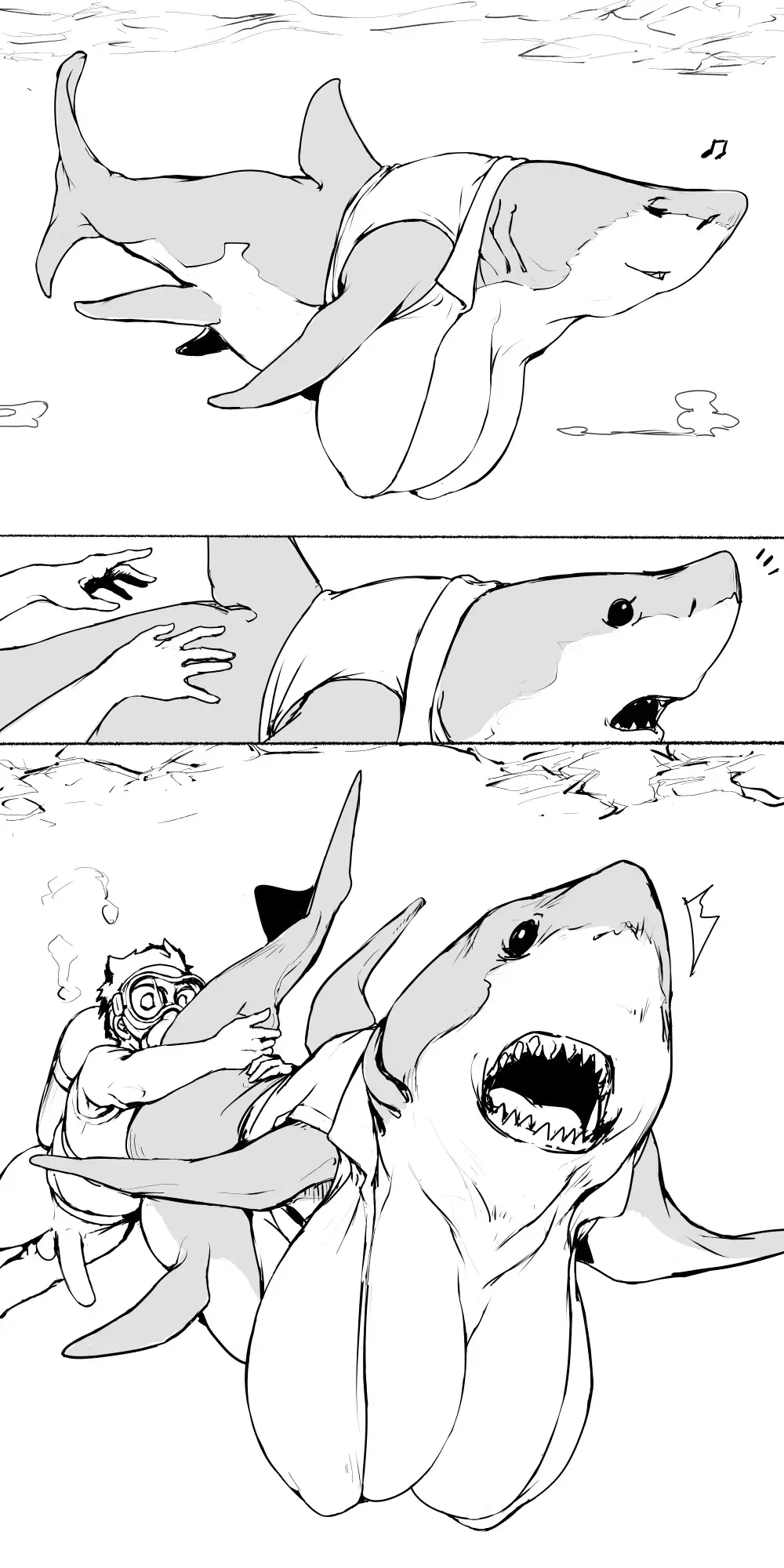 [Vaneroku] Gorgeous MILF cartoon of the sea Fhentai - Page 3