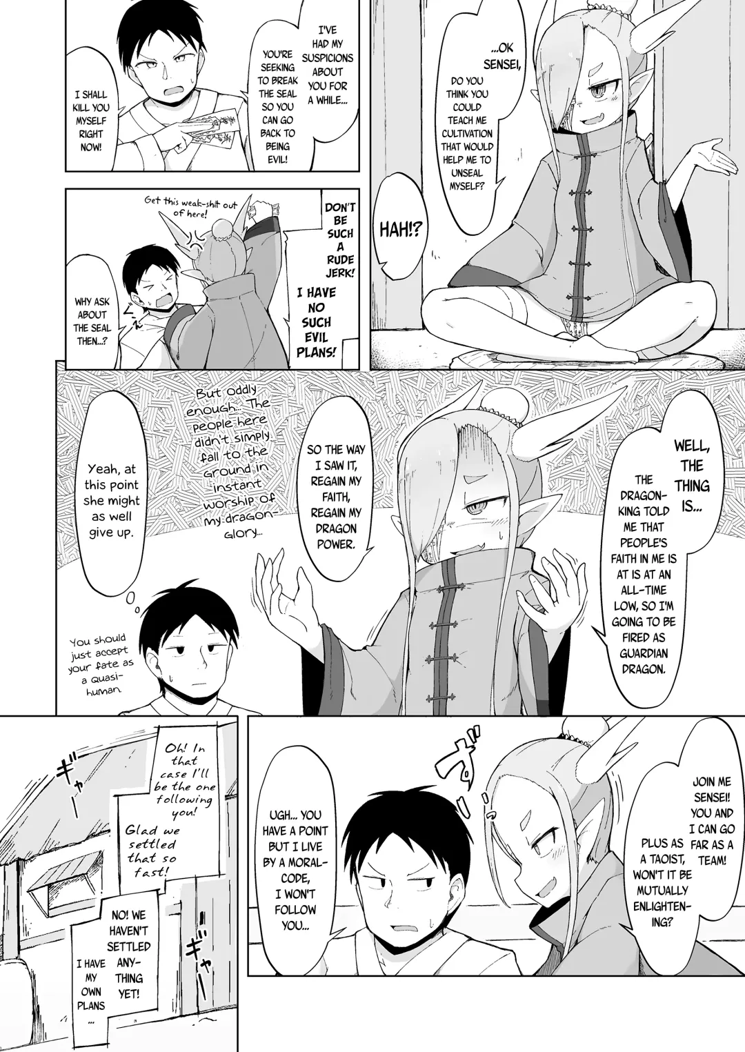 [Roboku] Doushi Roushi to Sekigan Ryuu | The Master Taoist and The One-Eyed Dragon Fhentai - Page 4