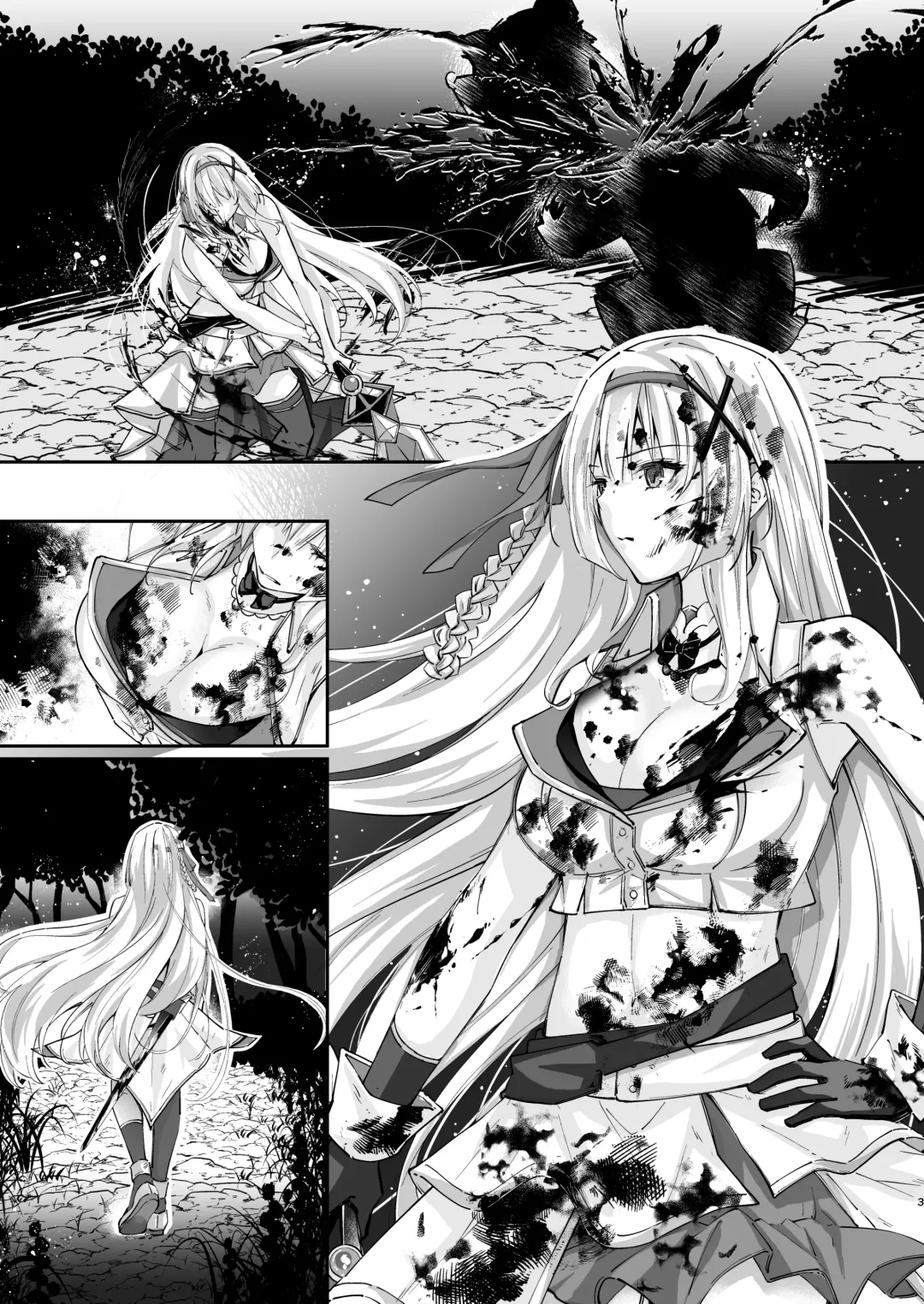[Arane - Chocomint] Parasite Rubber -Kuro Rubber Shokushufuku ni Kisei sareta Himekishi Monogatari- Fhentai - Page 36