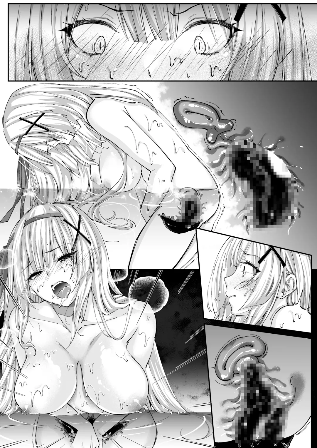 [Arane - Chocomint] Parasite Rubber -Kuro Rubber Shokushufuku ni Kisei sareta Himekishi Monogatari- Fhentai - Page 39