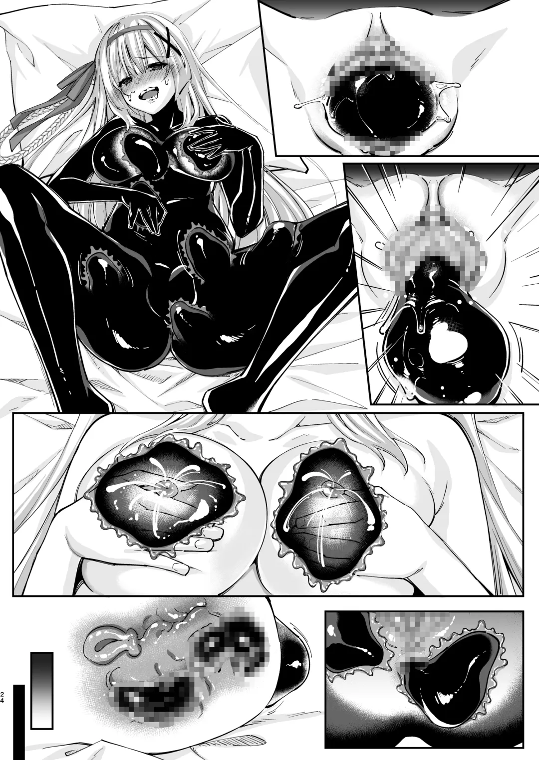 [Arane - Chocomint] Parasite Rubber -Kuro Rubber Shokushufuku ni Kisei sareta Himekishi Monogatari- Fhentai - Page 57