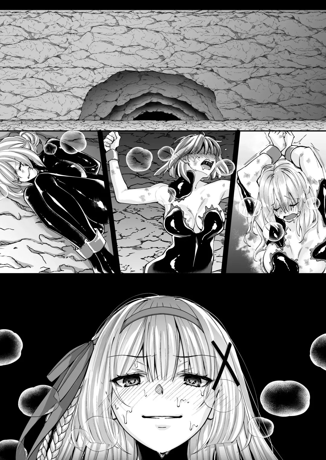 [Arane - Chocomint] Parasite Rubber -Kuro Rubber Shokushufuku ni Kisei sareta Himekishi Monogatari- Fhentai - Page 59