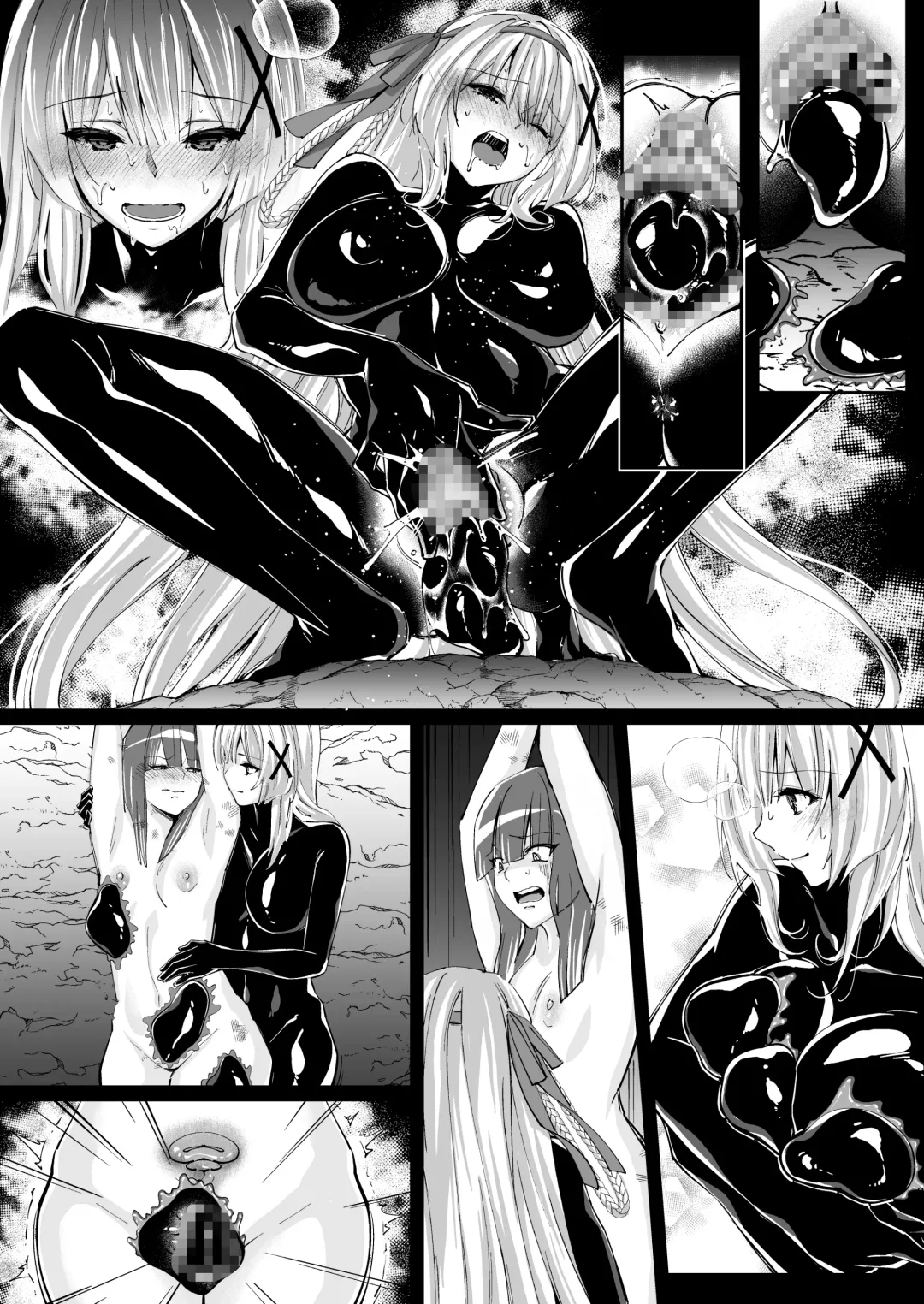 [Arane - Chocomint] Parasite Rubber -Kuro Rubber Shokushufuku ni Kisei sareta Himekishi Monogatari- Fhentai - Page 60