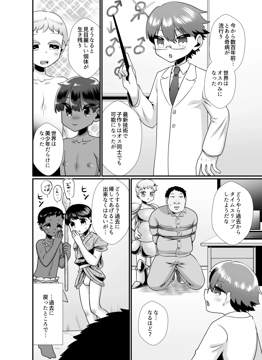 Kochira wa Shota Harem ~Shono Kuni Hen & Banana Shota-en Hen~ Fhentai - Page 4