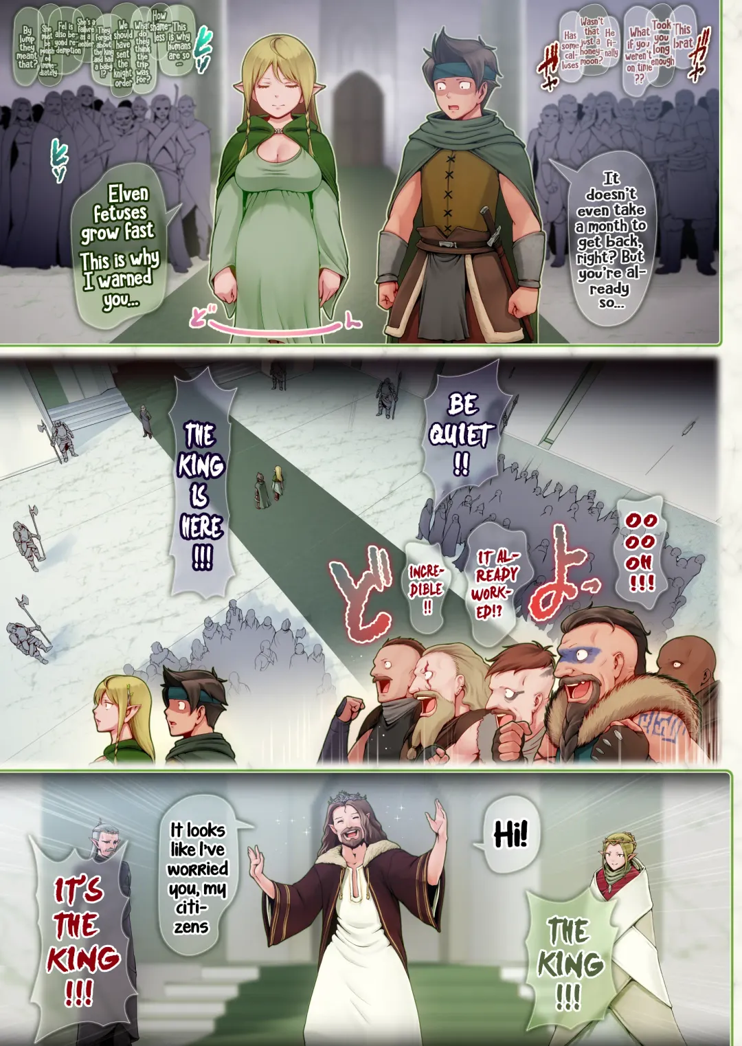 Fel to Mana no Mori -Taieki de Tairyoku Kaifuku sasetekureru Bakunyuu Healer Elf- | Fel and the Forest of Mana -The big titty elf healer recovers my stamina with her bodily fluids- Fhentai - Page 59