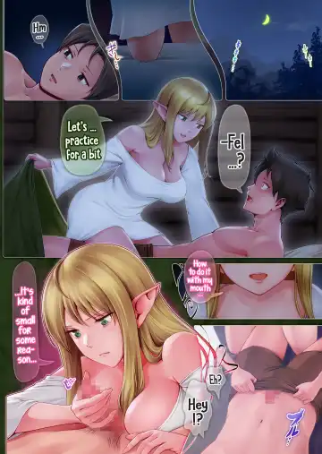 Fel to Mana no Mori -Taieki de Tairyoku Kaifuku sasetekureru Bakunyuu Healer Elf- | Fel and the Forest of Mana -The big titty elf healer recovers my stamina with her bodily fluids- Fhentai - Page 31