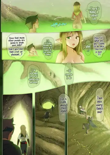 Fel to Mana no Mori -Taieki de Tairyoku Kaifuku sasetekureru Bakunyuu Healer Elf- | Fel and the Forest of Mana -The big titty elf healer recovers my stamina with her bodily fluids- Fhentai - Page 43