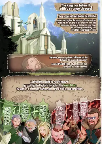 Fel to Mana no Mori -Taieki de Tairyoku Kaifuku sasetekureru Bakunyuu Healer Elf- | Fel and the Forest of Mana -The big titty elf healer recovers my stamina with her bodily fluids- Fhentai - Page 5