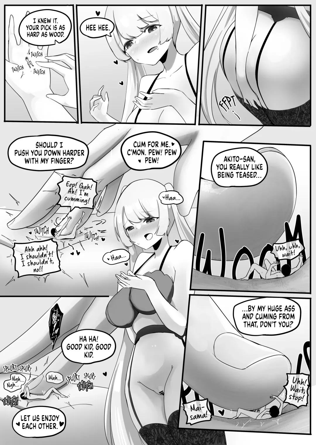 [Marushamo] The Girl who Confines You in Panties and Assaults You with Smells Fhentai - Page 34