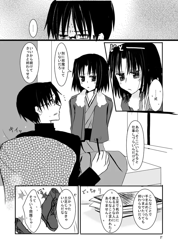 Ryougi-san ga Kokutou-kun ni Hazukashii Koto o Saserare teru hon Fhentai - Page 2