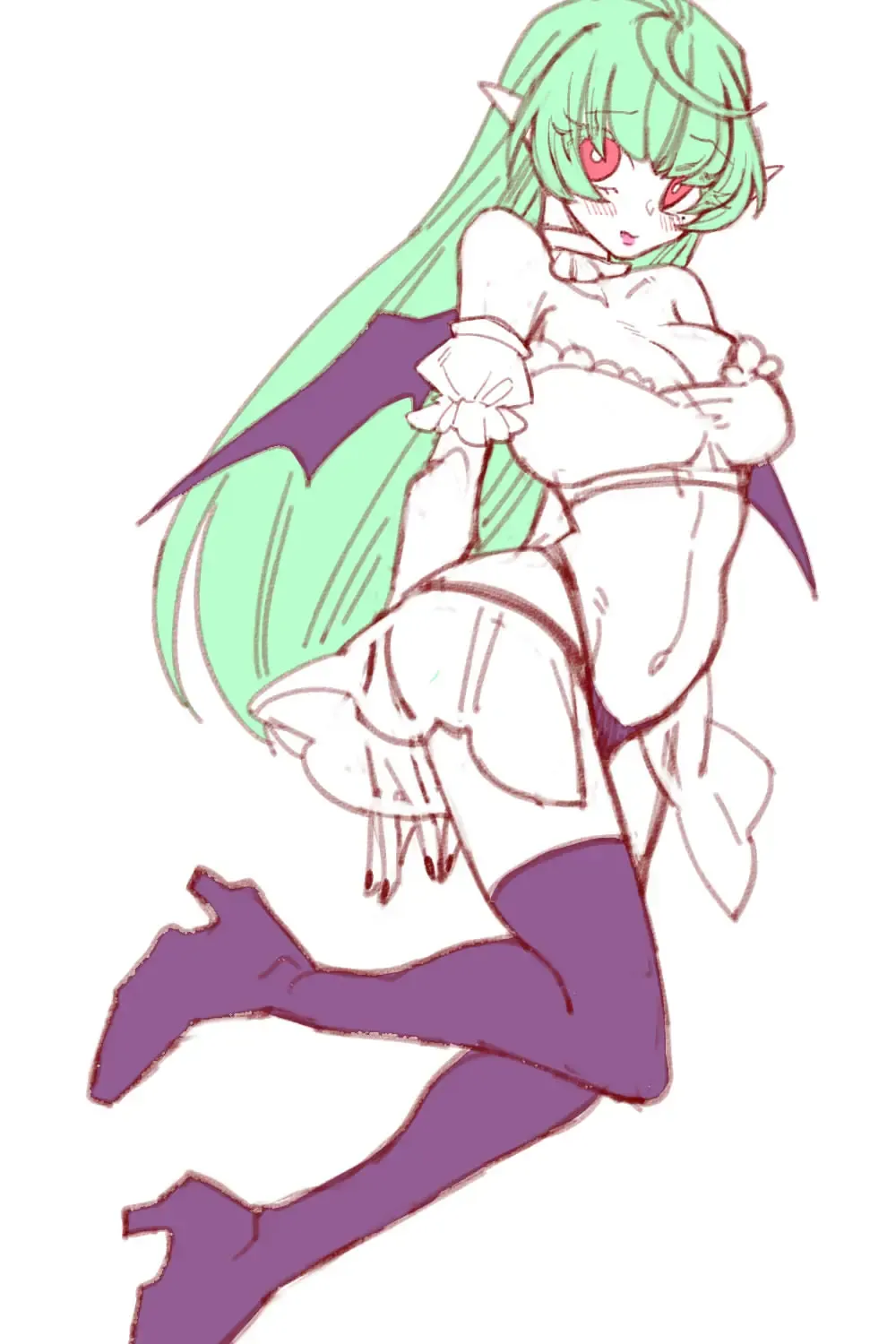 [Gumi Kurage] Saikyou Yuusha ga Zako Succubus Shimai no Seieki Server ni naru Hanashi! Fhentai - Page 33