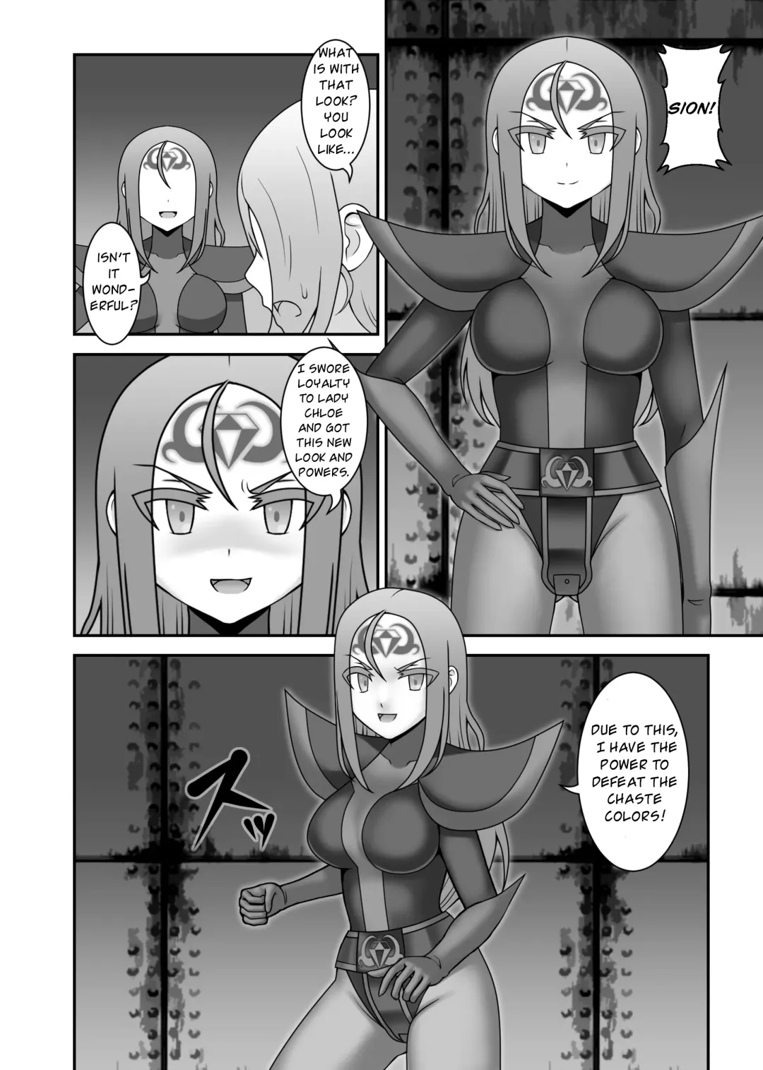 [Icelee] Teisou Sentai Virginal Colors Ch.4 | Chastity Sentai Chaste Colors Ch. 4 Fhentai - Page 16