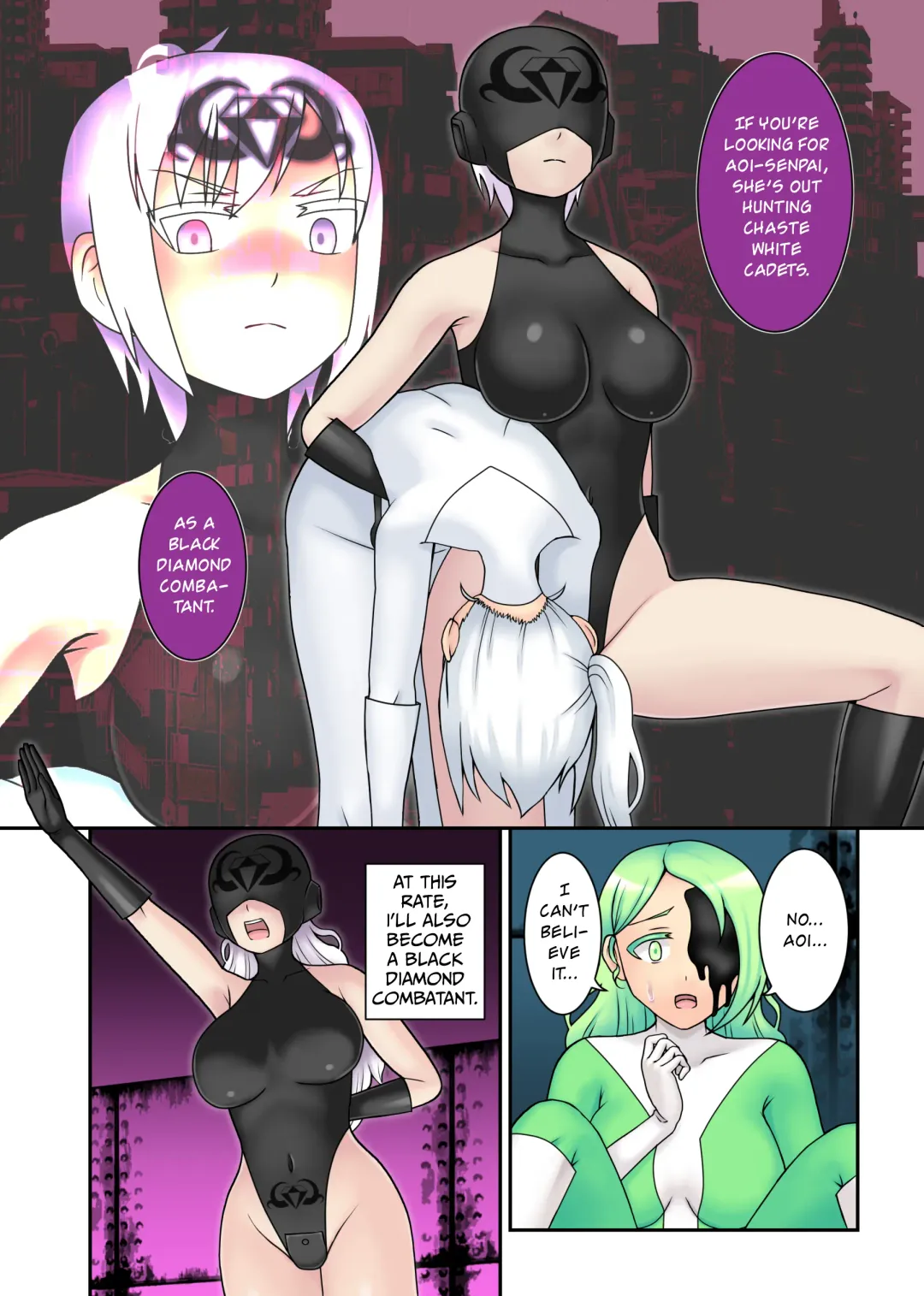 [Icelee] Teisou Sentai Virginal Colors Ch.4 | Chastity Sentai Chaste Colors Ch. 4 Fhentai - Page 24