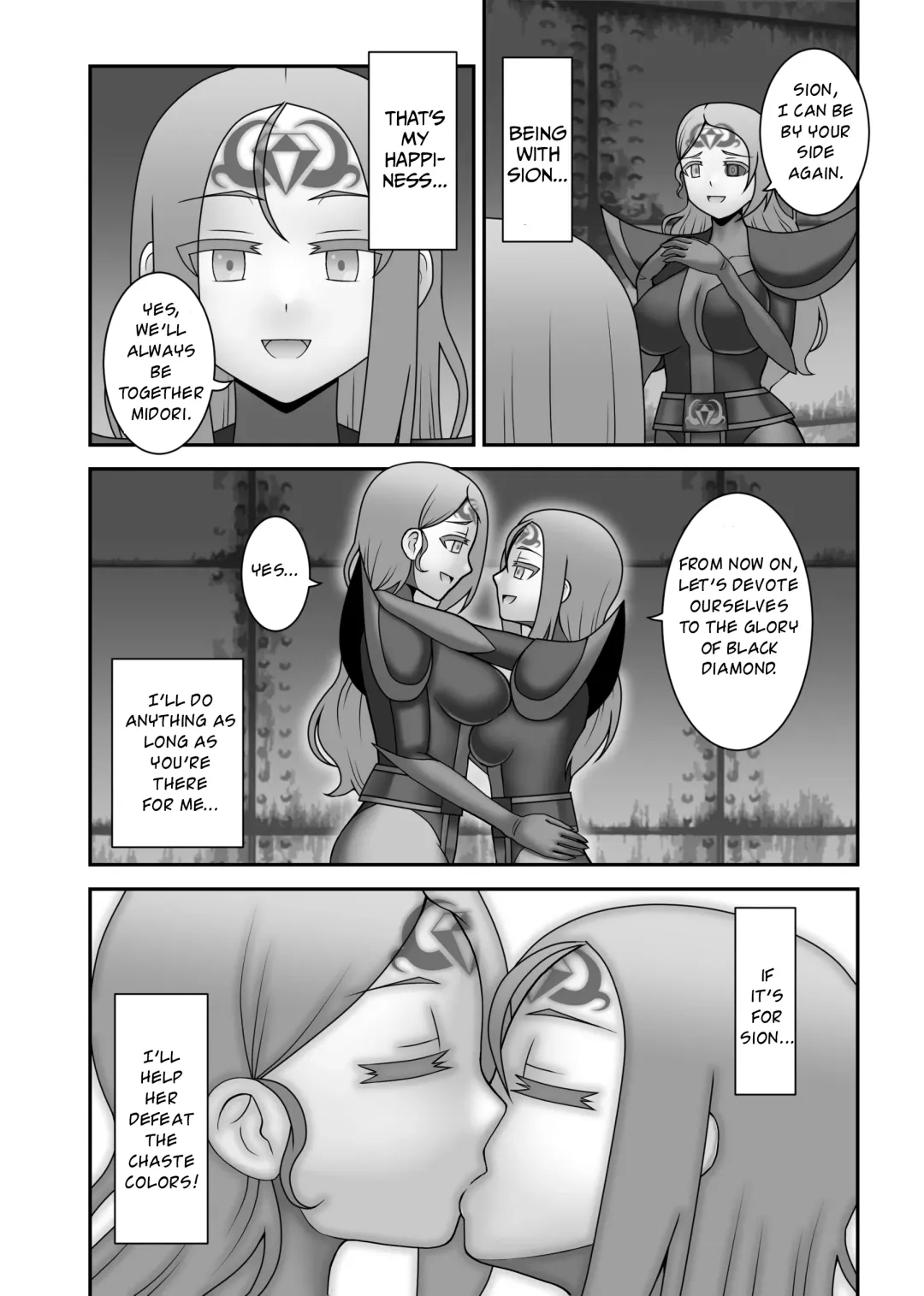 [Icelee] Teisou Sentai Virginal Colors Ch.4 | Chastity Sentai Chaste Colors Ch. 4 Fhentai - Page 38