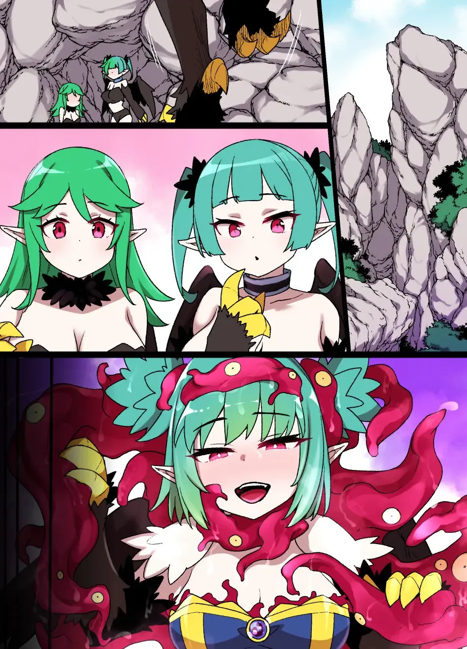 [Kusayarou] Shokushu no Naedoko Dorei ni Naru Harpy-tachi Fhentai - Page 5