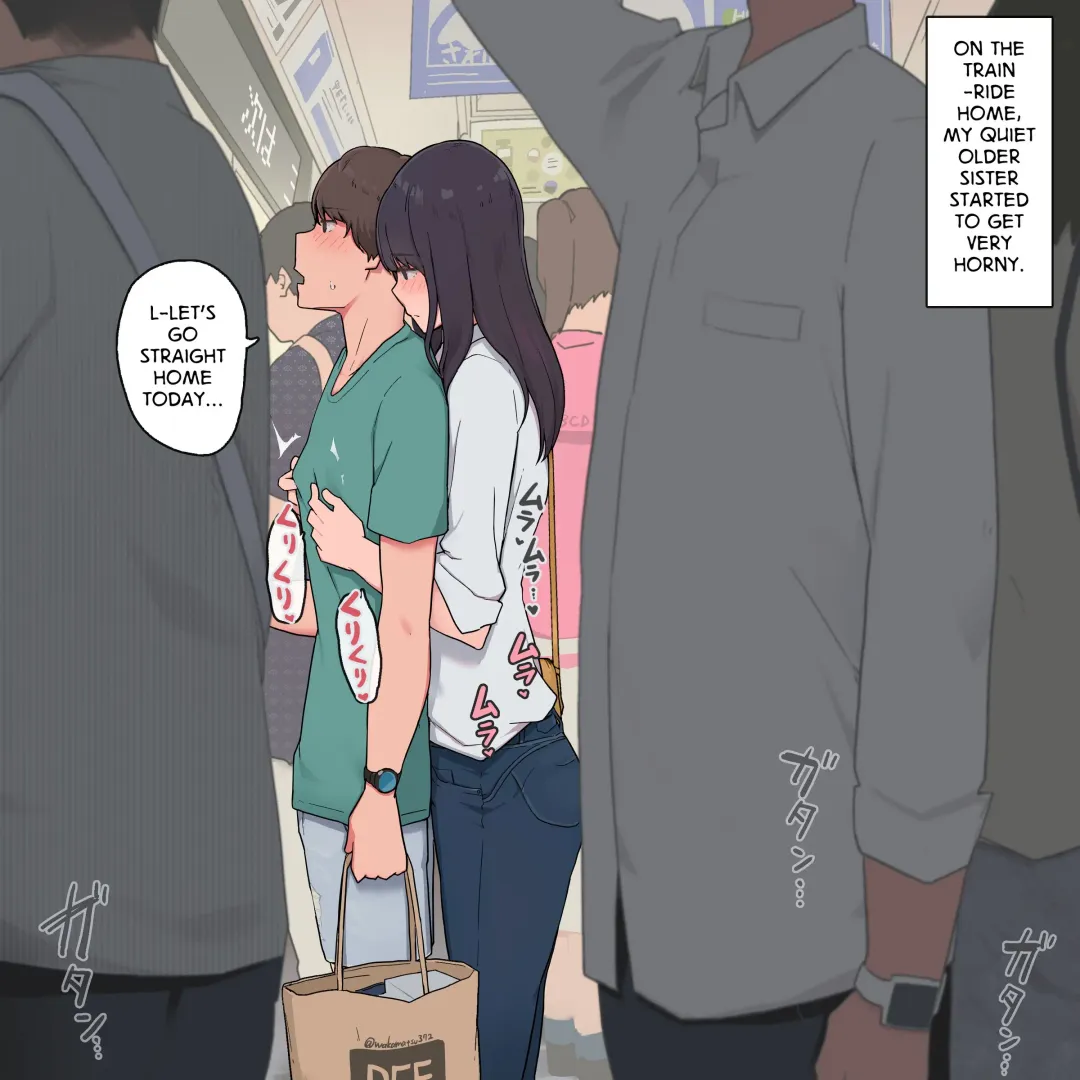 [Wakamatsu] Otouto o Isei to Shite Isshiki Shite Shimau Mukuchi na Onee-chan | A Quiet Older Sister Who Has Come to See Her Brother as a Man Fhentai - Page 1