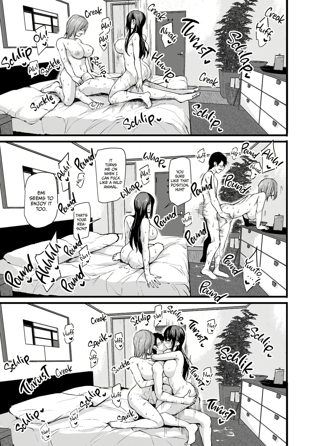 [Tachibana Omina] Kyonyuu ga Futariinai to Bokkishinai Otto no Tame ni Tomodachi o Tsuretekita Tsuma Chapter.1 Fhentai - Page 48