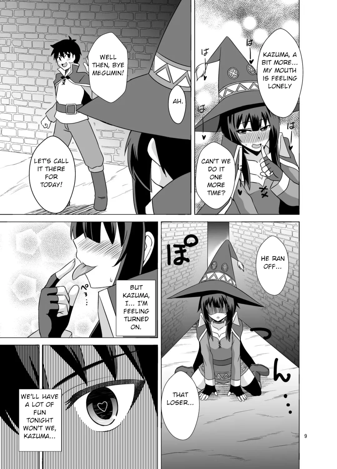 [Zeros] Megumin ga Okuchi de Nukinuki shite kureru Hon Fhentai - Page 9