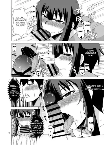 [Zeros] Megumin ga Okuchi de Nukinuki shite kureru Hon Fhentai - Page 16