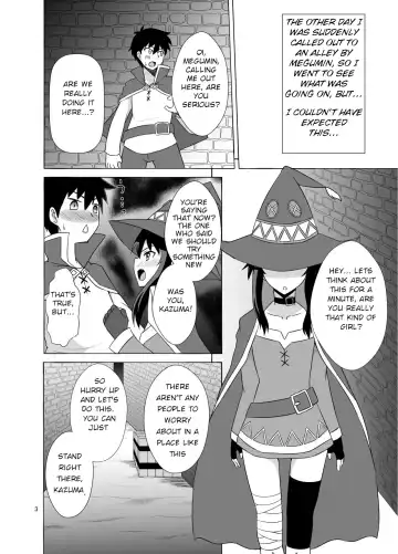 [Zeros] Megumin ga Okuchi de Nukinuki shite kureru Hon Fhentai - Page 3