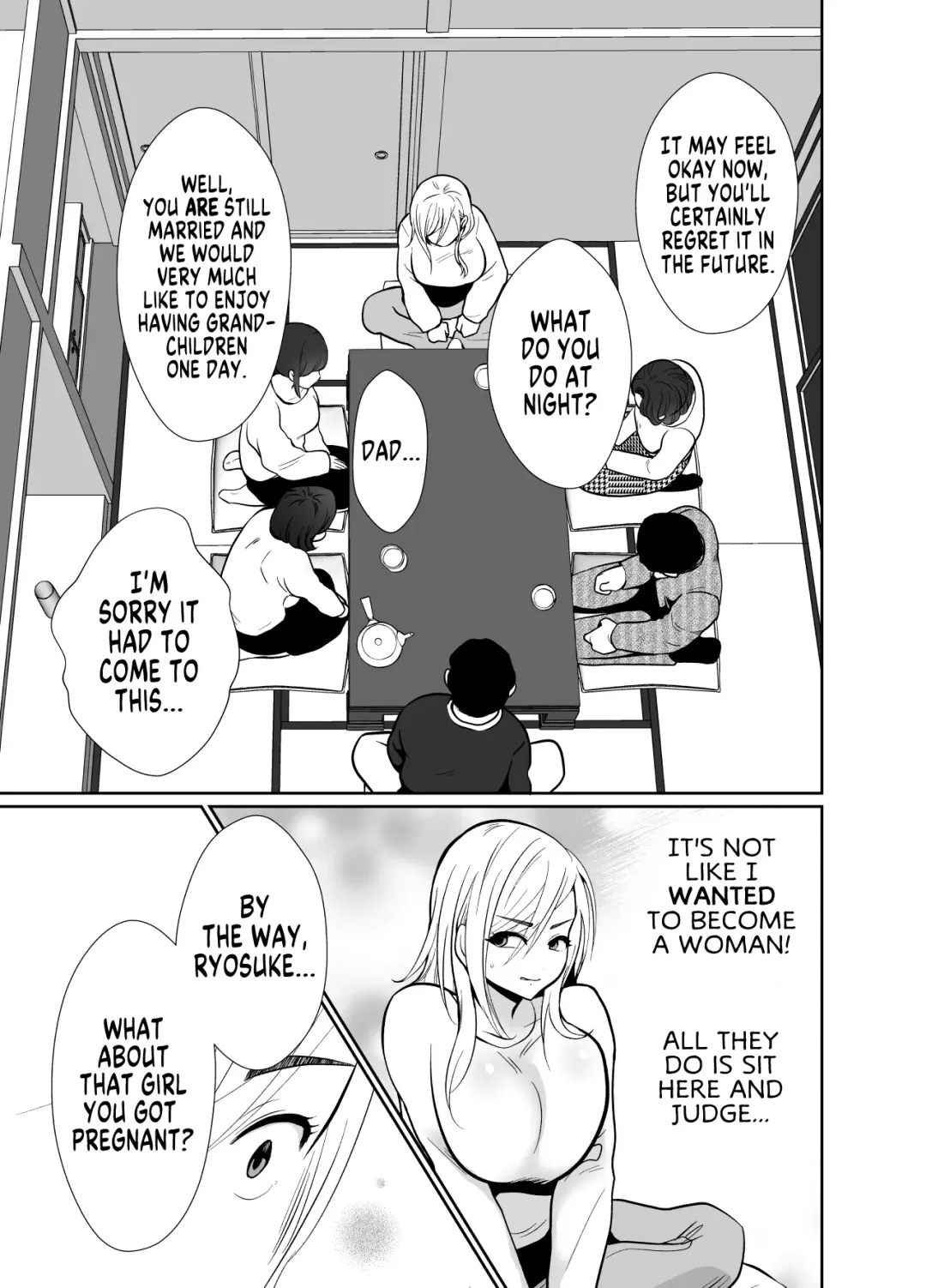 [Taguchi Monyata] Uwakisyou no Otto ni Seitenkan Kusuri o Nomase Tsuzuketa Kekka 2 | The Results of Making my Adulterous Husband Continuously Drink a Gender-Bending Drug 2 Fhentai - Page 60
