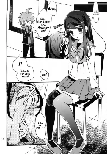 [Koshimura] Naegi to Maizono-san ga Tsukiatteru Zentei no Manga Fhentai - Page 15