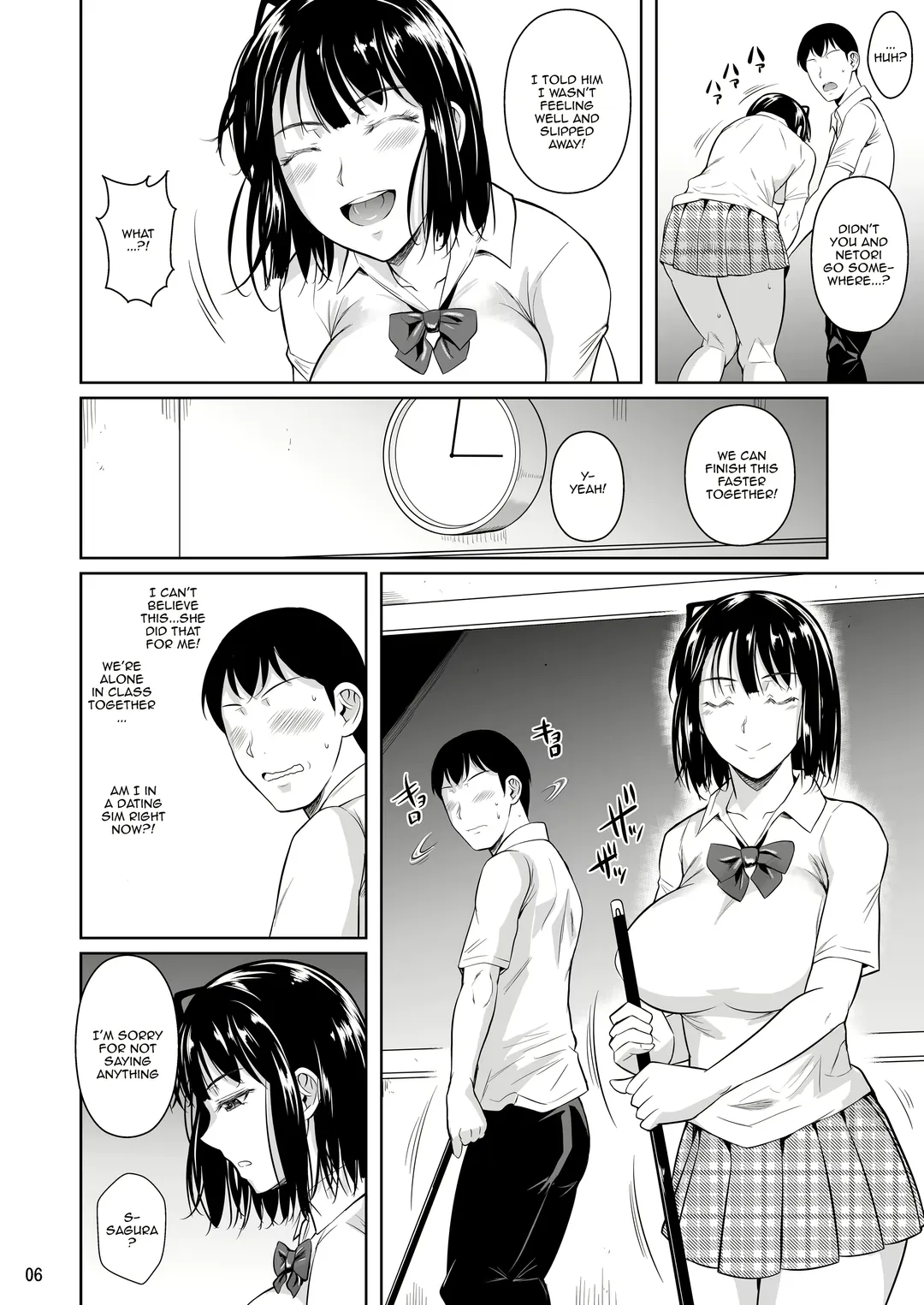 [Fuetakishi] Bocchi no Mob ga Tadashii Sentaku o Shite Seiso Shoujo to Tsukiau. Mochiron Sex mo Suru | A Loner Makes the Right Choices And Goes Out With a Seiso Girl. Of Course There's Sex As Well. Fhentai - Page 7