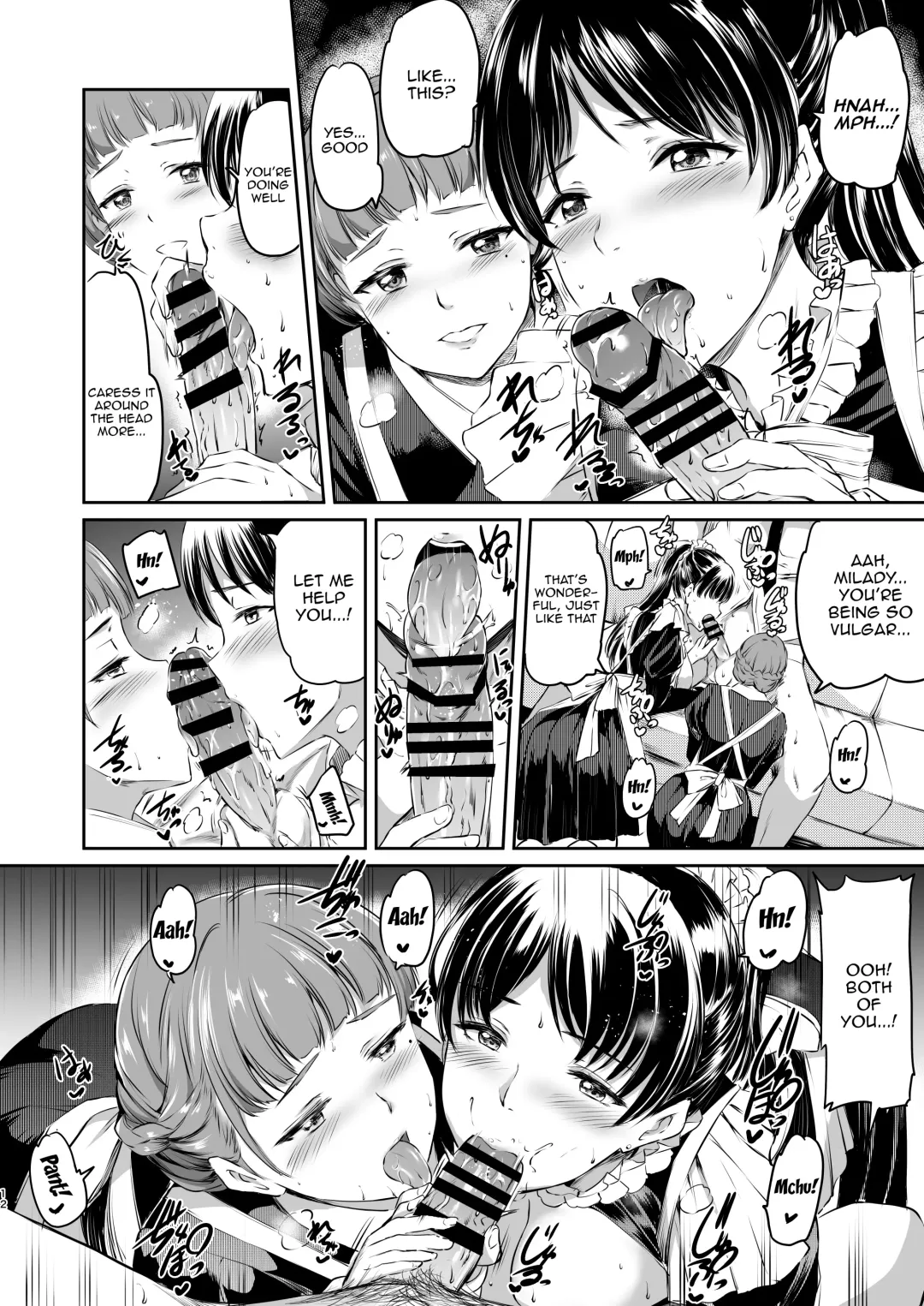 [Kamisiro Ryu] Hazuki-ke no Maid Jijou | Hazuki Household's Maid Situation Fhentai - Page 11