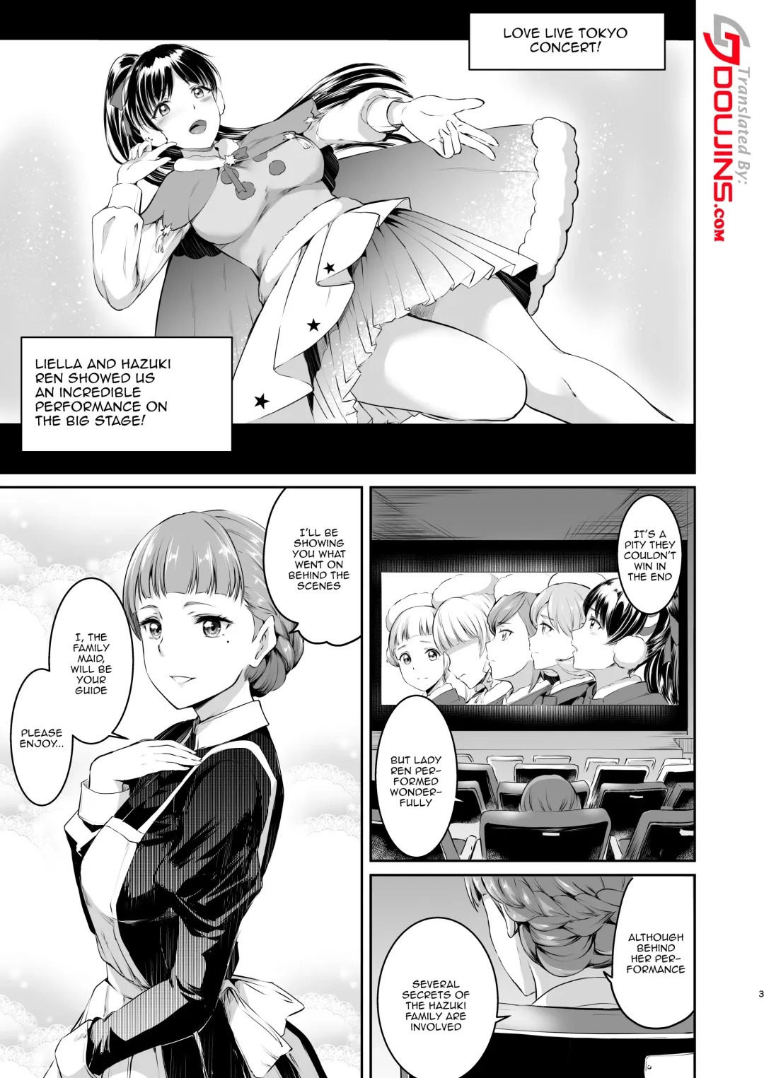 [Kamisiro Ryu] Hazuki-ke no Maid Jijou | Hazuki Household's Maid Situation Fhentai - Page 2