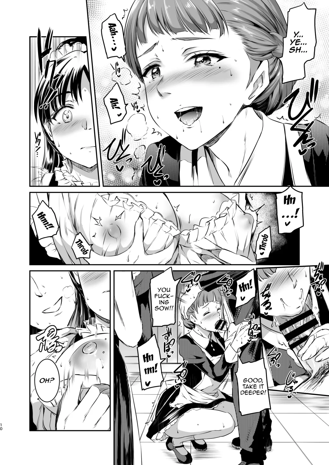 [Kamisiro Ryu] Hazuki-ke no Maid Jijou | Hazuki Household's Maid Situation Fhentai - Page 9