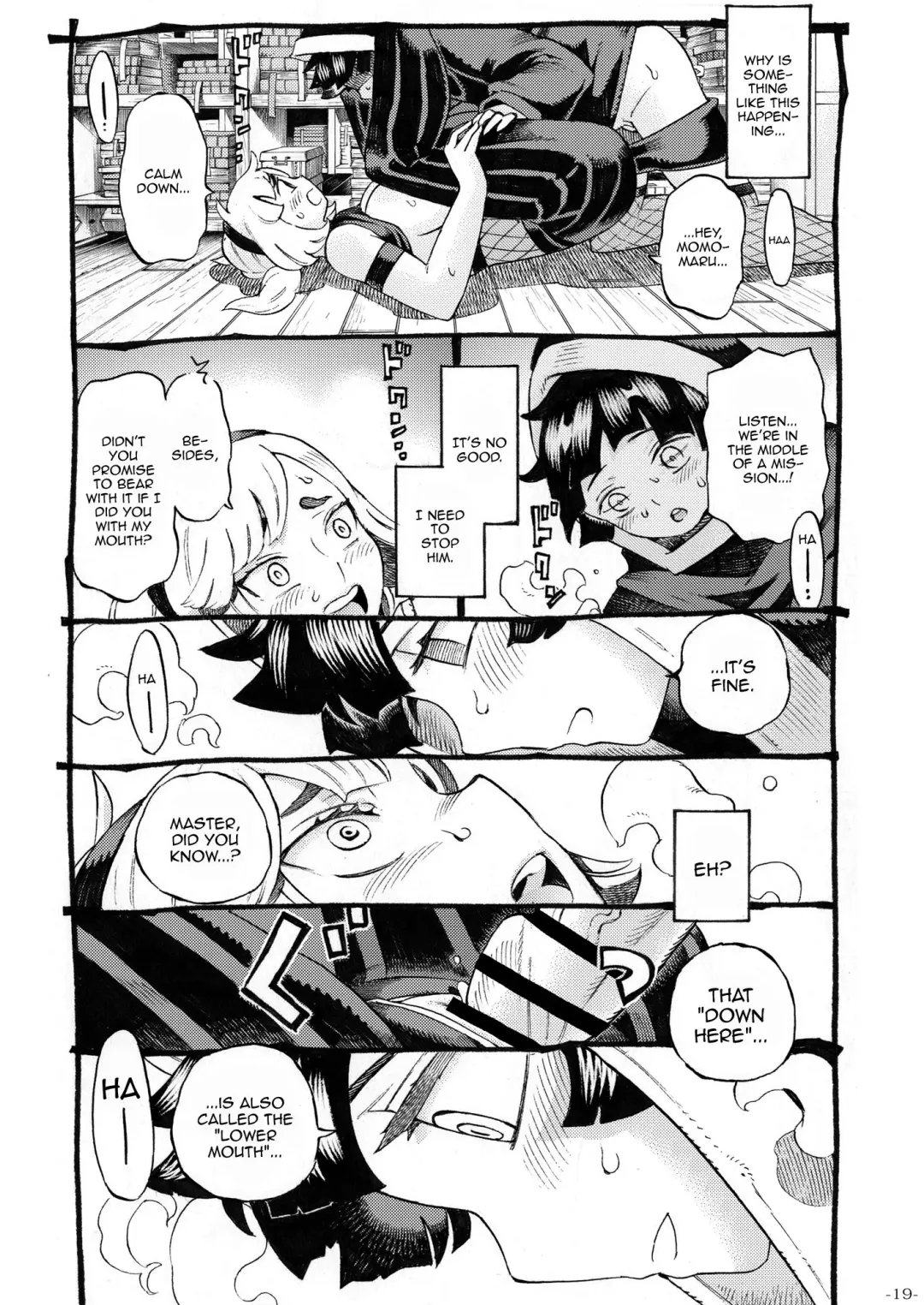 [Nishi Yoshiyuki] Kunoichi wa Deshi to Oshinobi de | A Kunoichi Sneaks Up On Her Disciple Fhentai - Page 18