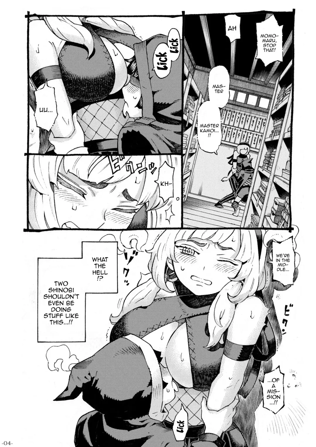 [Nishi Yoshiyuki] Kunoichi wa Deshi to Oshinobi de | A Kunoichi Sneaks Up On Her Disciple Fhentai - Page 3