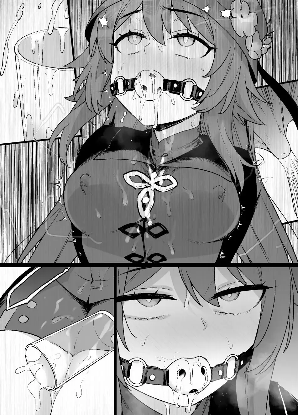 [Kusayarou] Genshin Impact Hu Tao Chikubi Zeme Manga Fhentai - Page 10