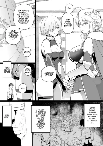 Read [Kireina Mochi - Mo] Artoria to Mash, Goblin Kan Manga | Artoria and Mashu Violated by a Goblin! - Fhentai