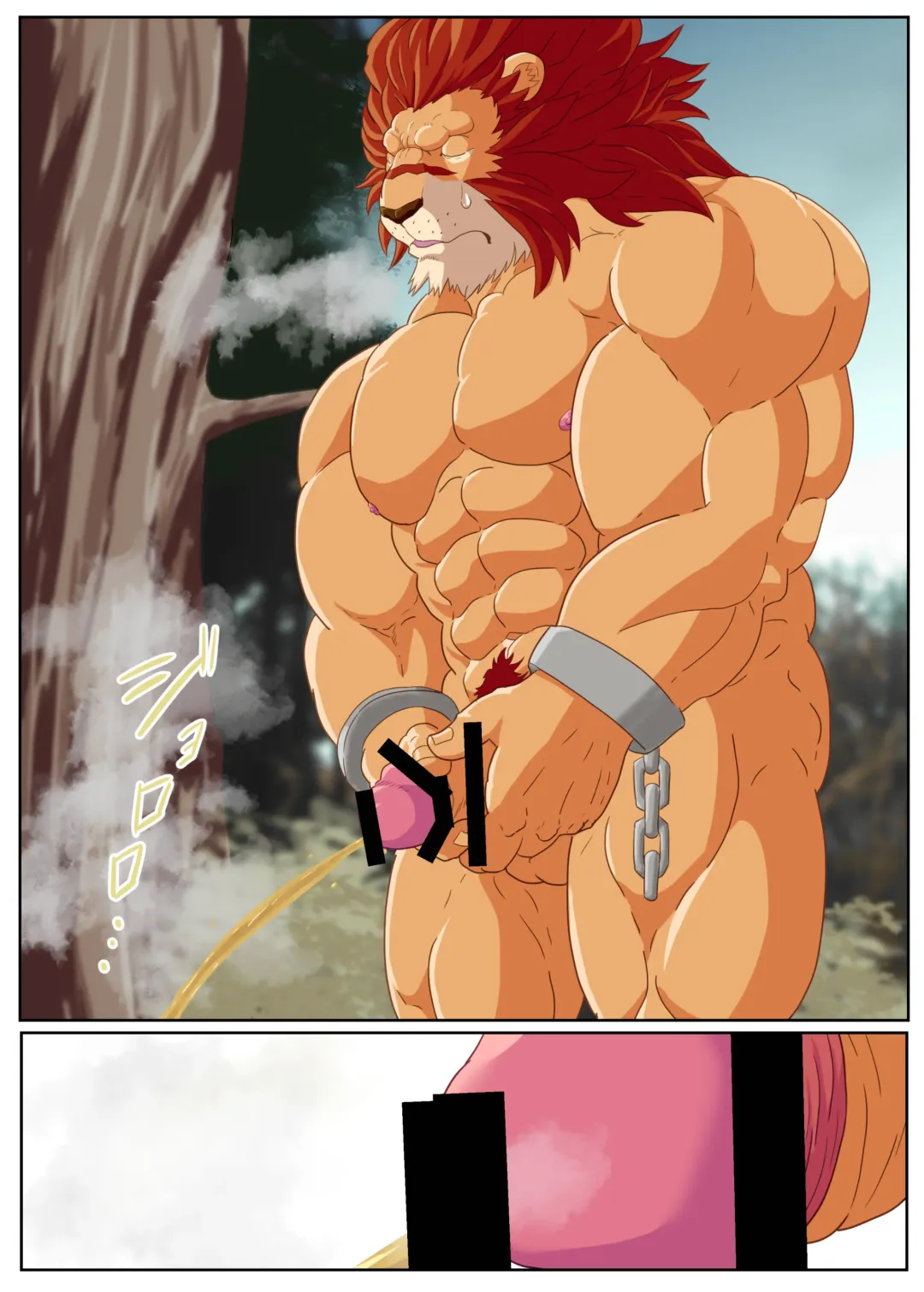 [Tamineko] Leo Kokuou no Shasei Kikou ~ Hajimari no Shasei to Kasshoku no Ou no Seitan Fhentai - Page 4