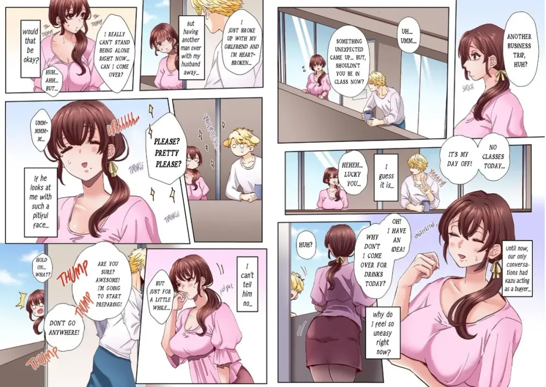 [Azumaya Manju] "Okusan no Ana, Ore no de Fusai de Agemasu ne?" Yokkyuu Fuman na Hitozuma ga Rinjin Ryuugakusei no XL Chinpo ni Ochiru made... | I'll plug your hole with my cock, okay, ma'am? 1 [Full Color] 1 Fhentai - Page 5