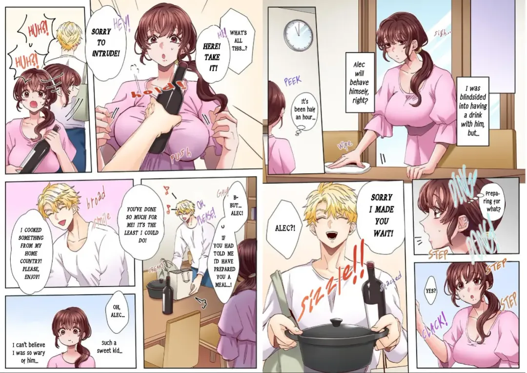 [Azumaya Manju] "Okusan no Ana, Ore no de Fusai de Agemasu ne?" Yokkyuu Fuman na Hitozuma ga Rinjin Ryuugakusei no XL Chinpo ni Ochiru made... | I'll plug your hole with my cock, okay, ma'am? 1 [Full Color] 1 Fhentai - Page 6